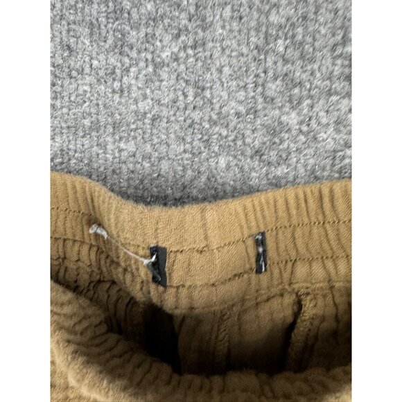 Rails Agnes Pull-on Pant Women's M Canteen 100% Cotton Gauze Wide Leg Raw Hem - Picture 2 of 13